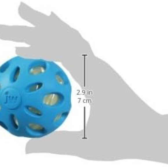 Petmate Crackle Heads Crackle Ball Crunchy Noise Chew Fetch Toy for Dogs Assorte - Picture 3 of 4